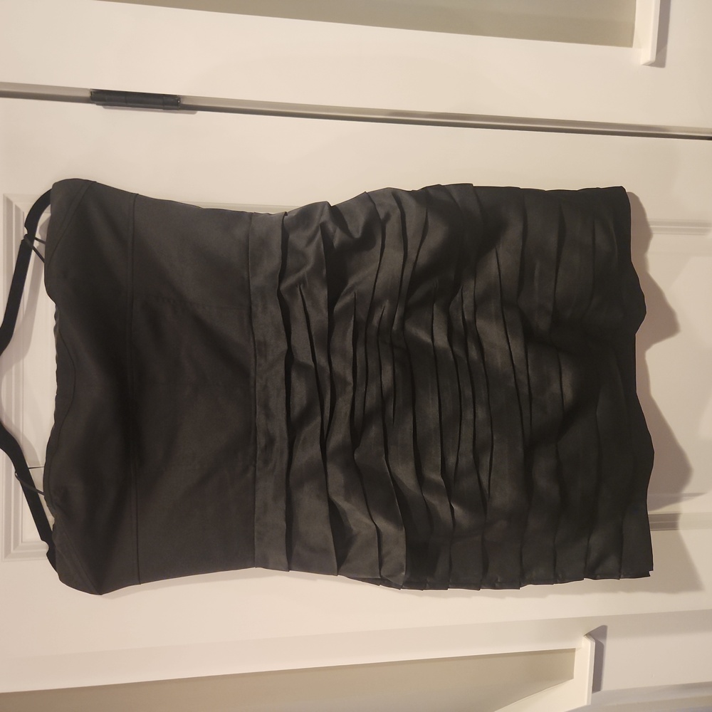 Satin Black Dress